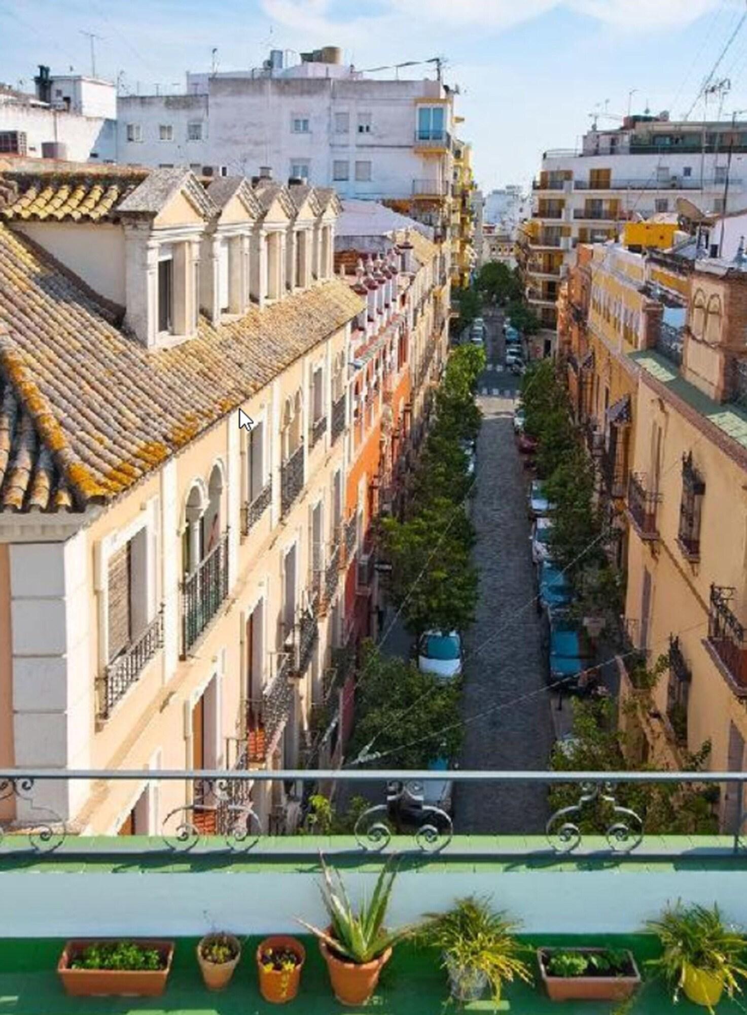 Hotel Madrid De Sevilla Bagian luar foto